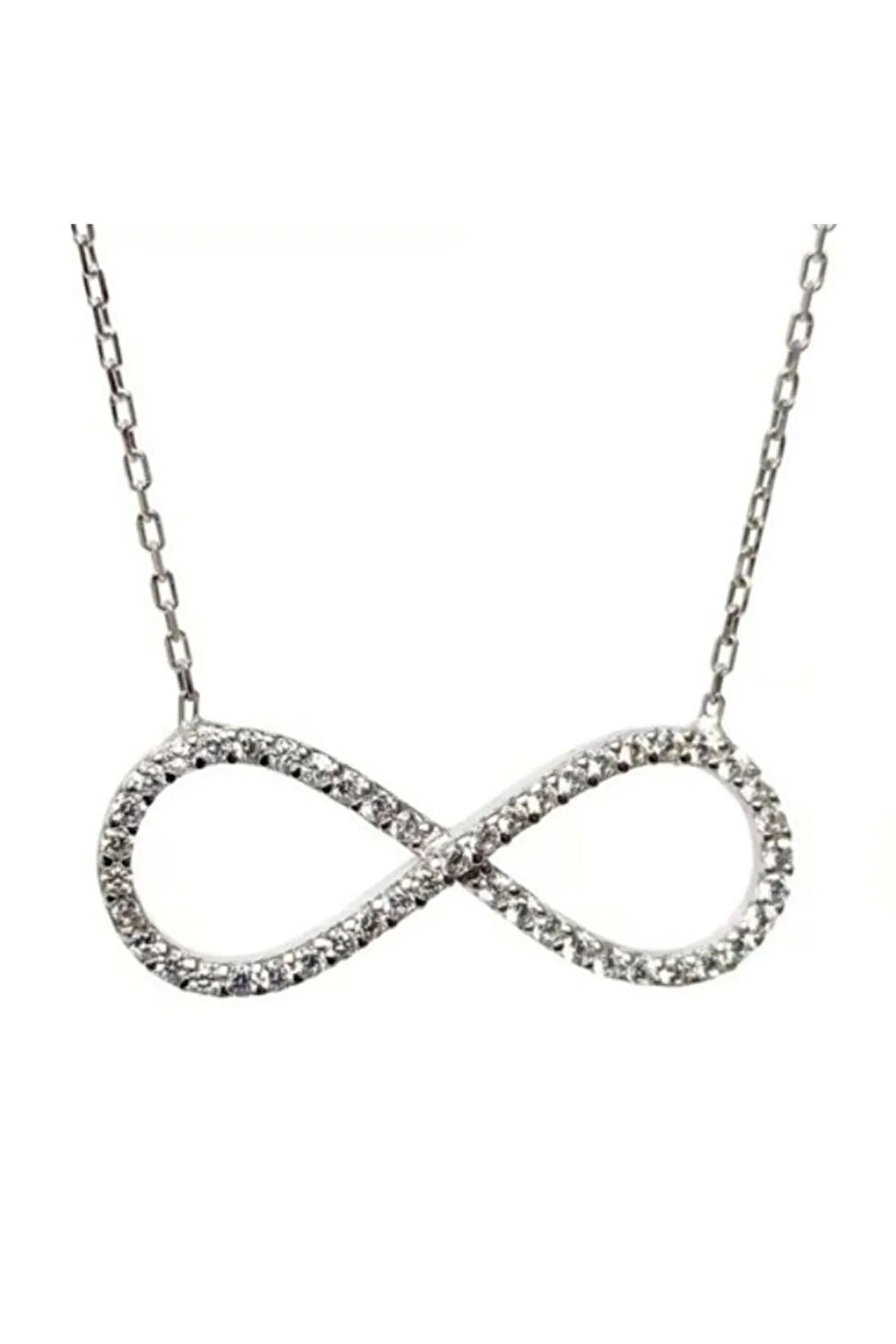 Sonsuzluk Kadın Gümüş Kolye