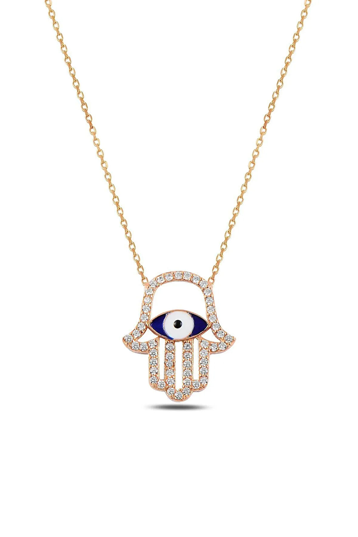 Kadın Gümüş Kolye Gklftmanam2-ros