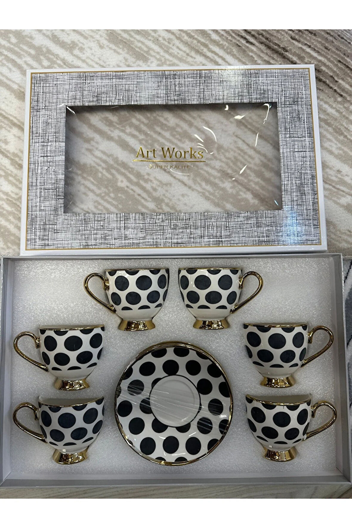 12 Parça 6 Kişilik Kahve Fincan Takımı