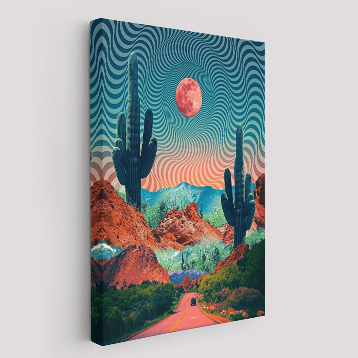 Amerika Kolarado Yol Manzarası Duvar Tablosu-6021