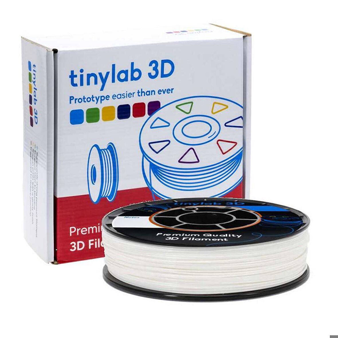 tinylab 3D 1.75 mm Beyaz PLA Filament 500 gr