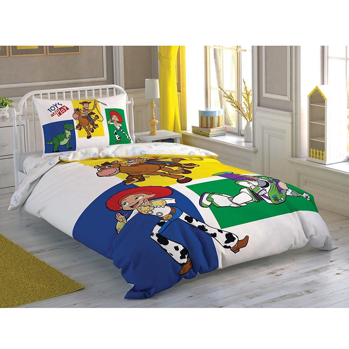 Taç Disney Toy Story 4 Adventure Pamuk Lisanslı Nevresim Takımı