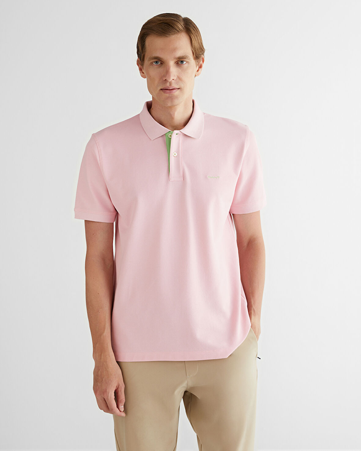 GANT Erkek Pembe Regular Fit Polo
