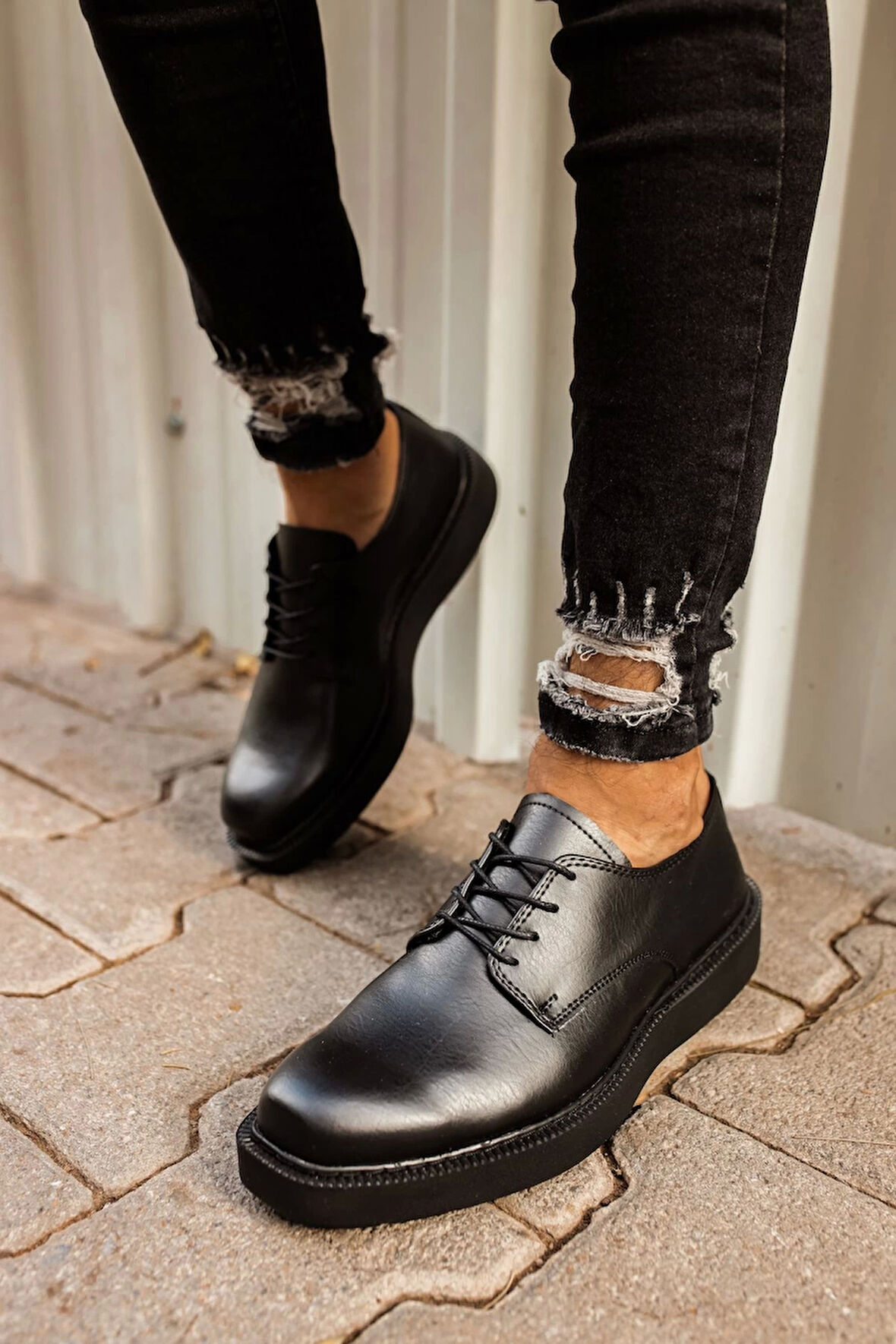 TB001 FST Classic Lace Erkek Ayakkabı SIYAH