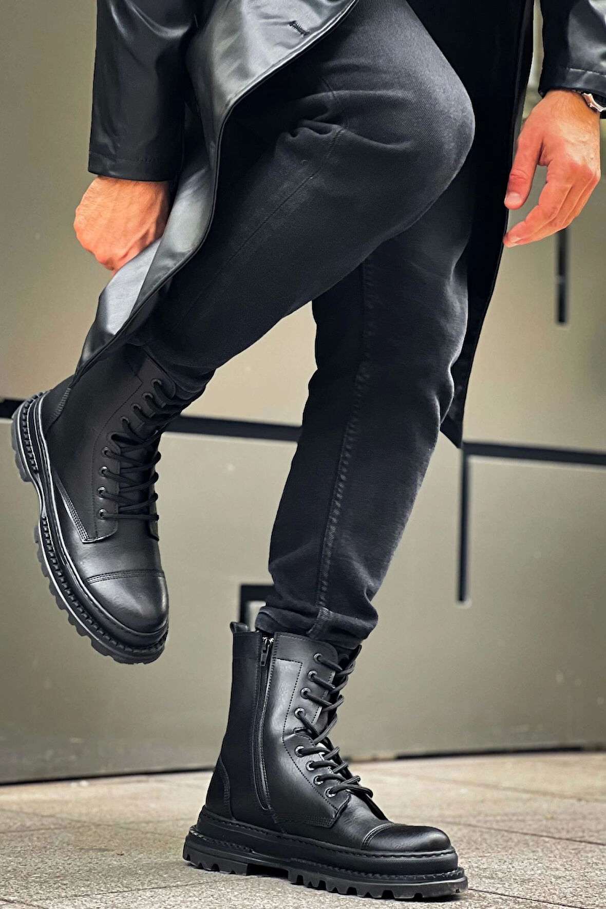 TB229 FST Crow Erkek Bot SIYAH