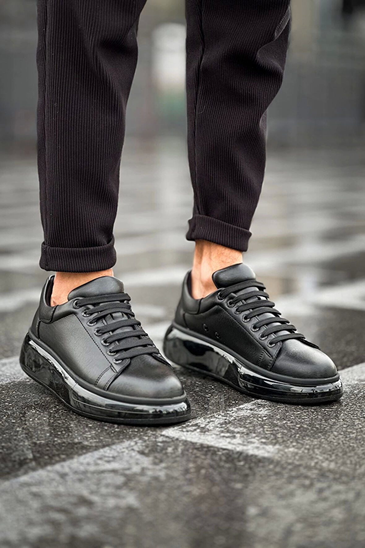 TB295 CST Sollıevo Erkek Ayakkabı SIYAH