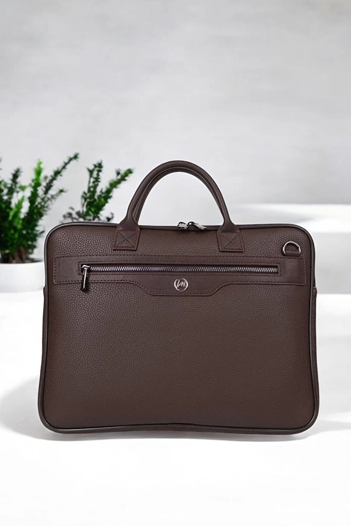 Premium Unisex Kahverengi Laptop & Evrak Çantası 13"-14.6" inç