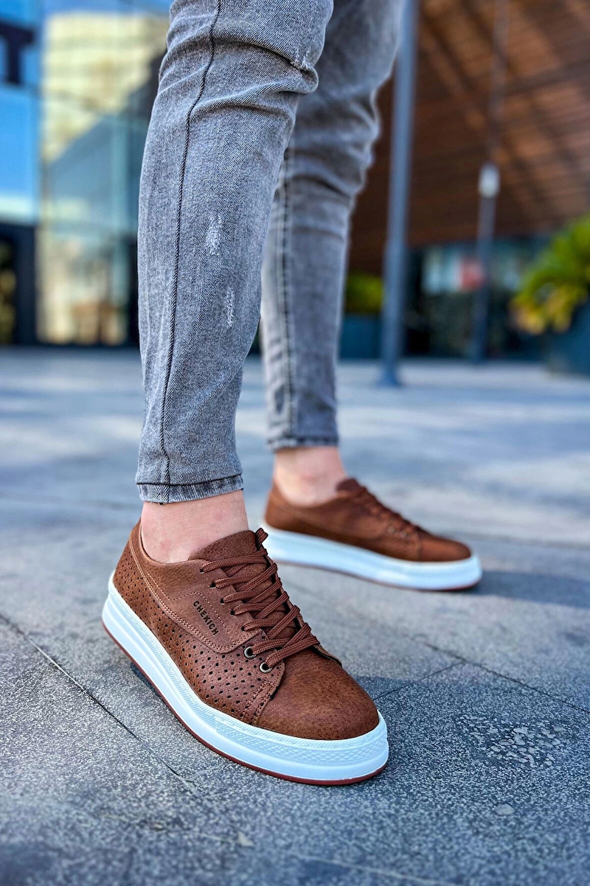 TB043 CBT Cowien Erkek Ayakkabi TABA