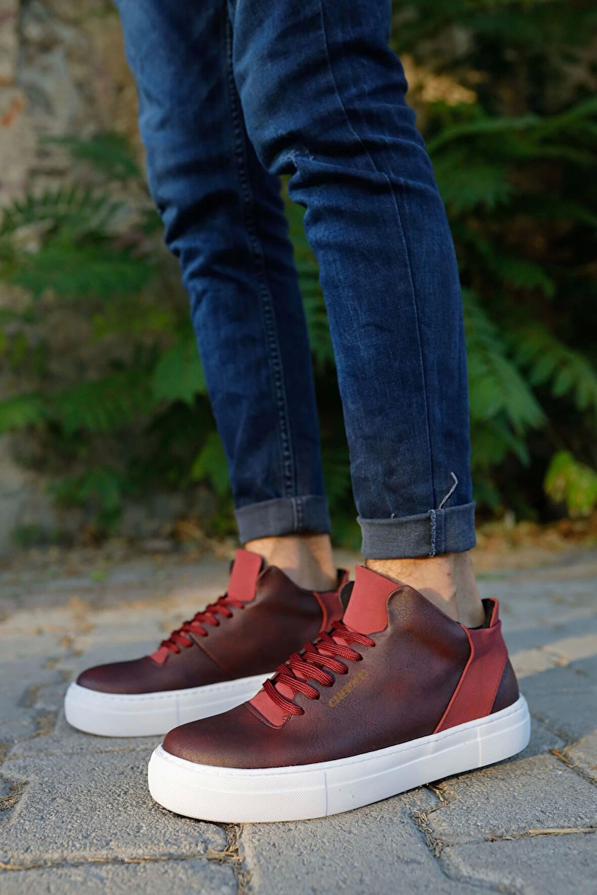 TB004 CBT Hıde Erkek Ayakkabı BORDO