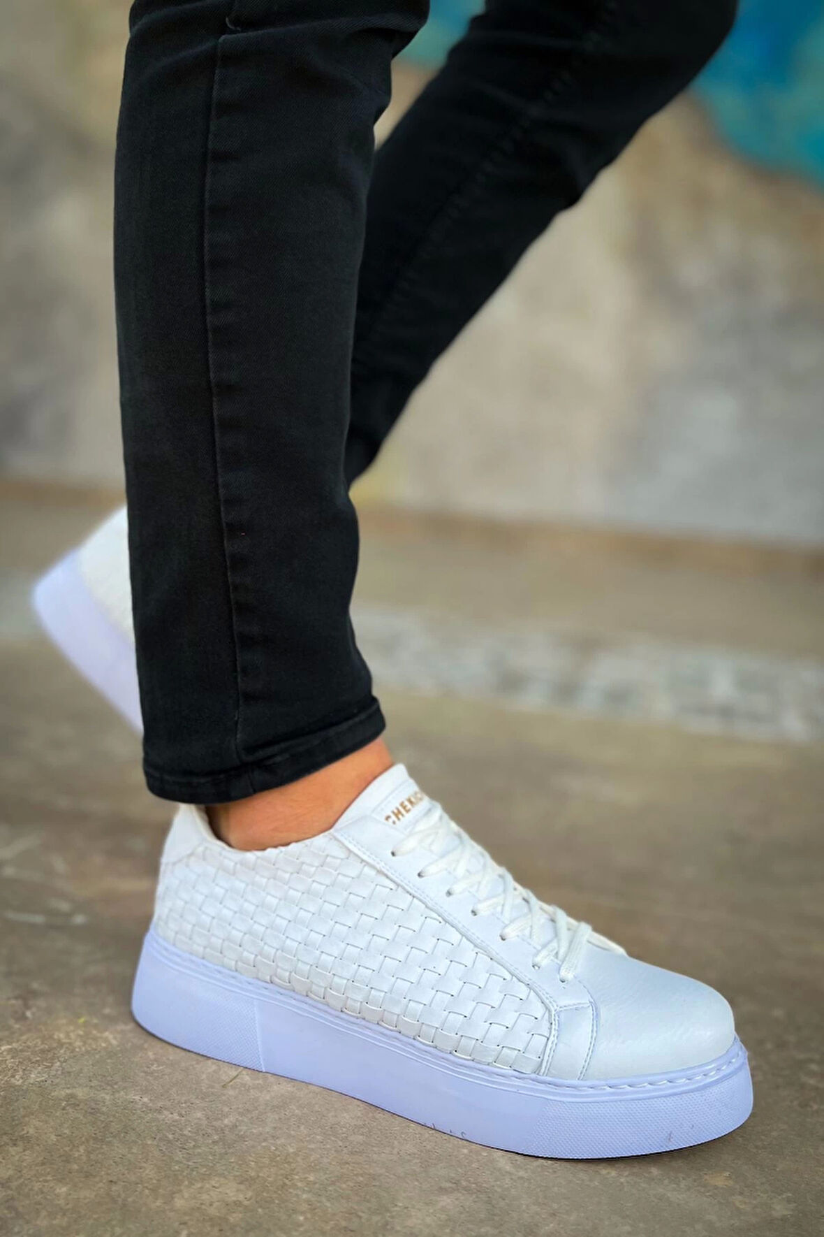 TB203 OBT Maglieria Erkek Ayakkabı BEYAZ