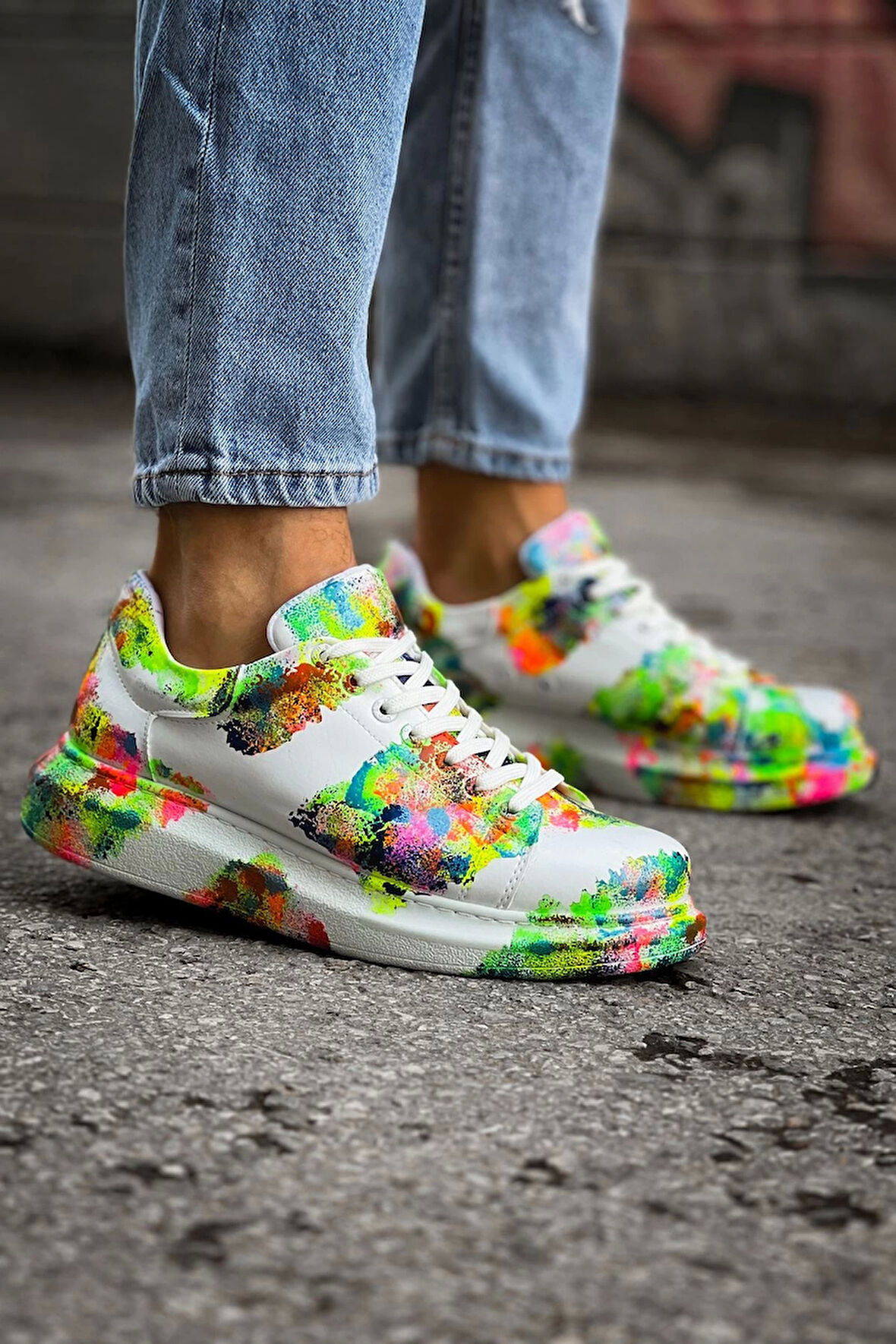 TB254 CBT Pittura Erkek Ayakkabı 550 COLORFULL