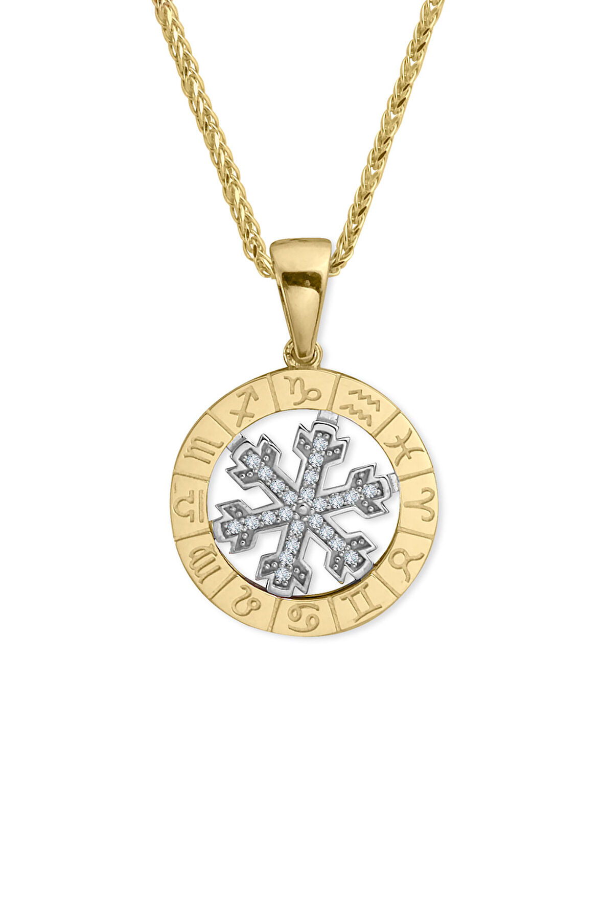 Altın Kartanesi Astro Kolye