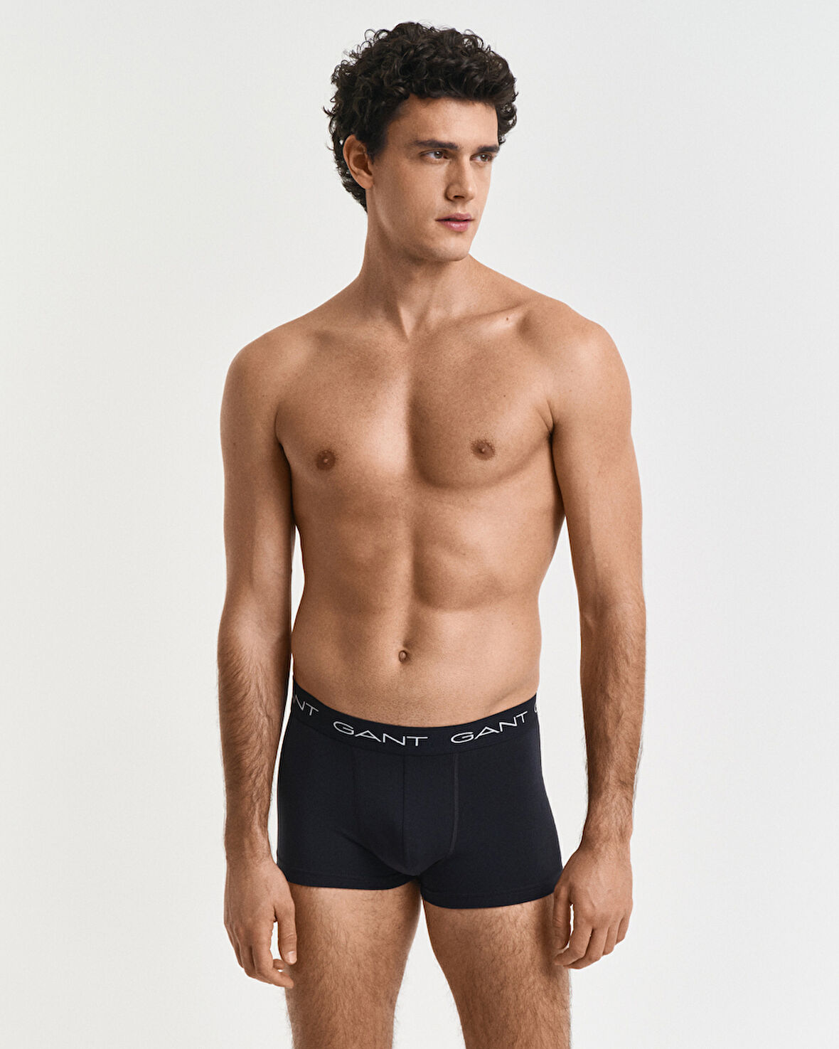 GANT Erkek Siyah Slim Fit Boxer