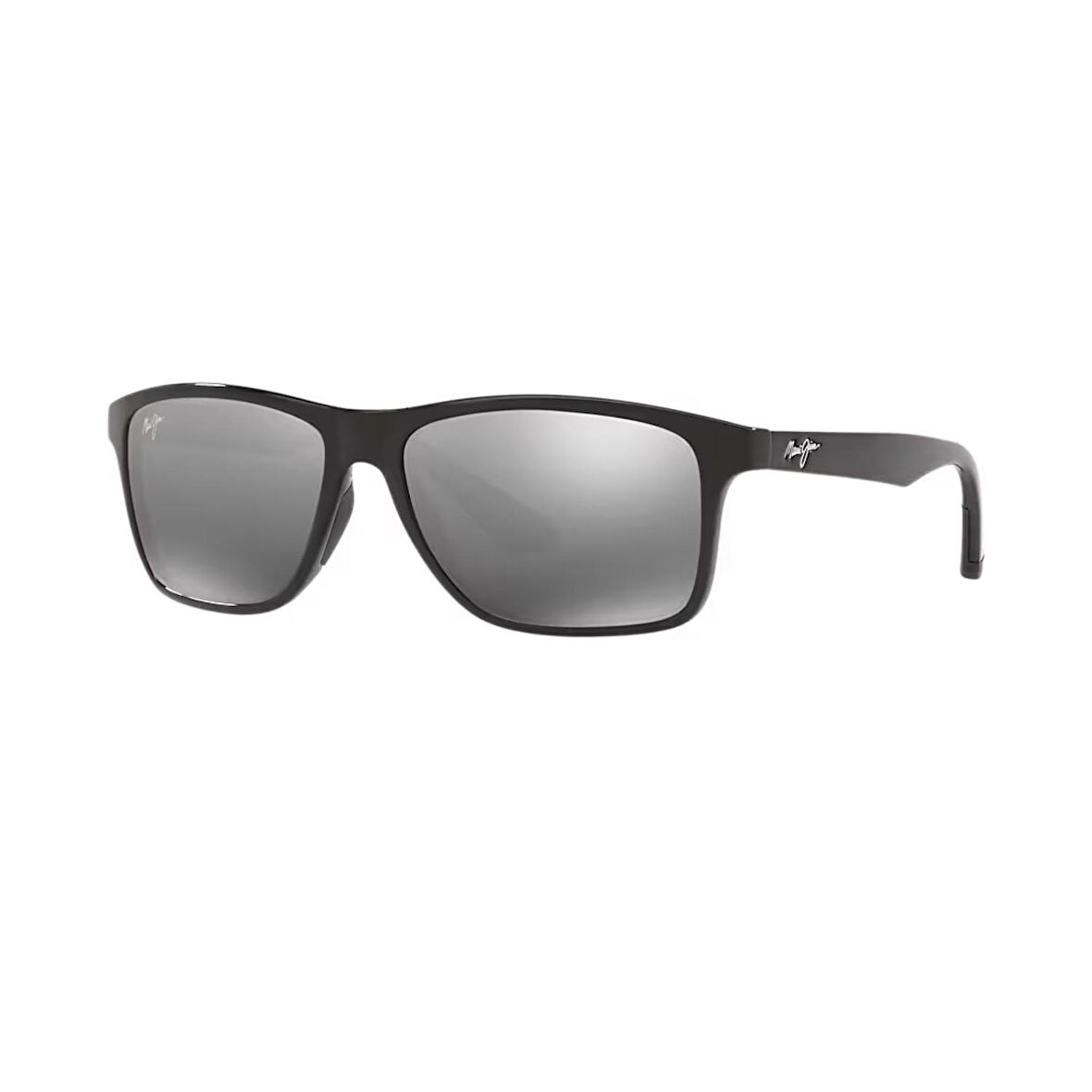 Maui Jim MJ 0798S 001 02 58 Polarize Unisex Kare Siyah Kemik Güneş Gözlüğü