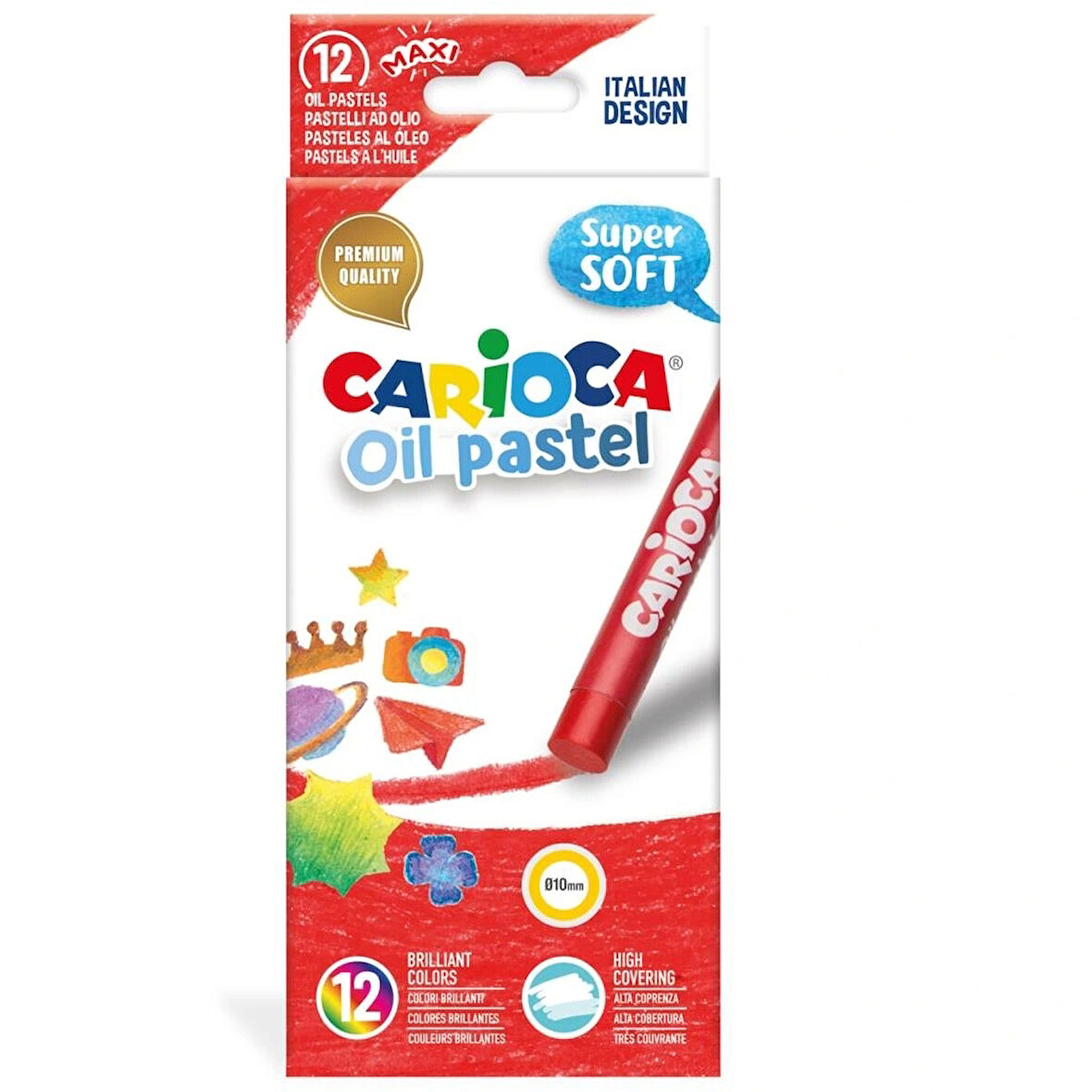 Nessiworld Carioca Yağlı Pastel Boya Kalemi 12'Li