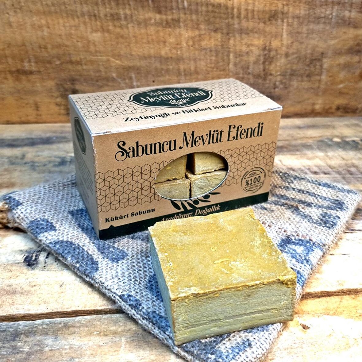 Sabuncu Mevlüt Efendi Kükürt Sabunu 400Gr (4 Adet)