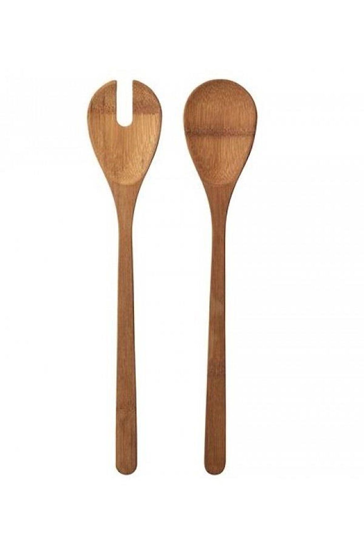 IKEA Gronsaker 2 li Servis Kaşığı - Bambu