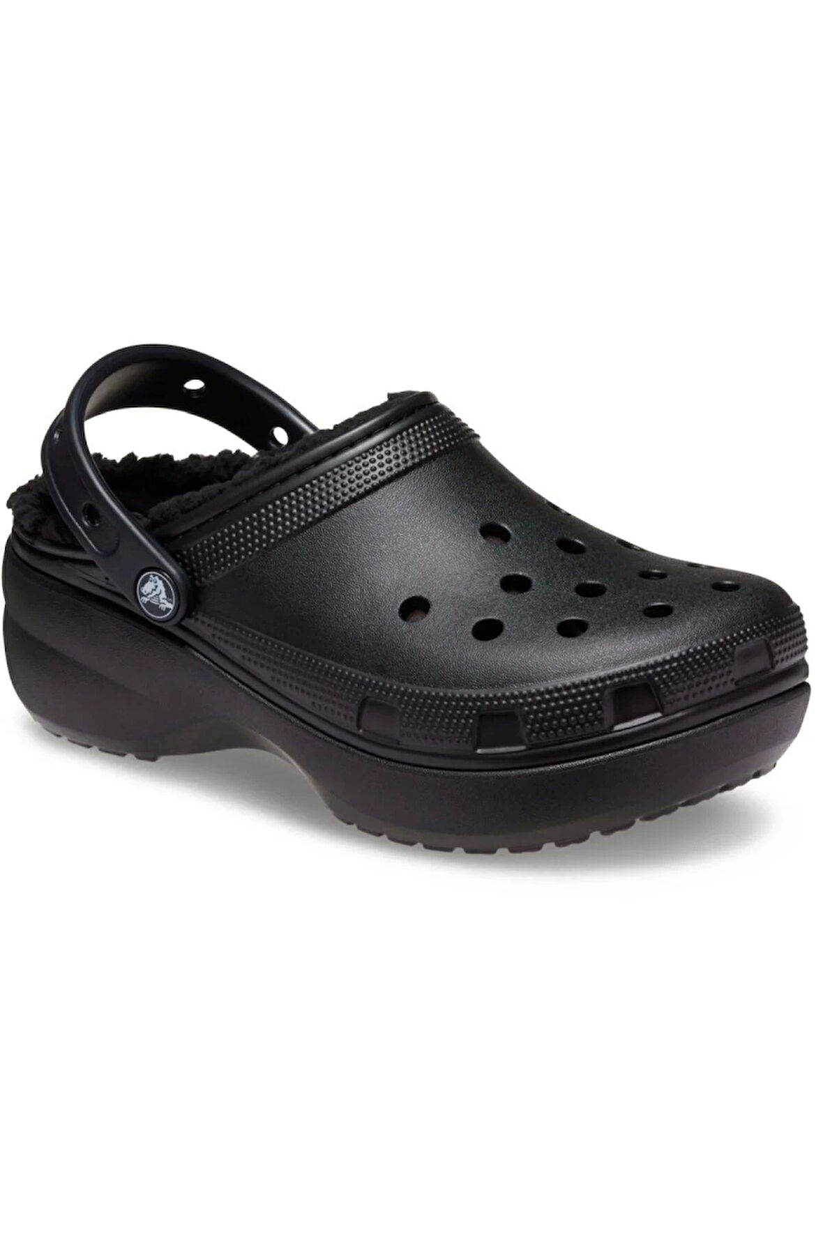 crocs 207938-001 CLASSIC PLATFORM LINED CLOG SPOR TERLİK SANDALET