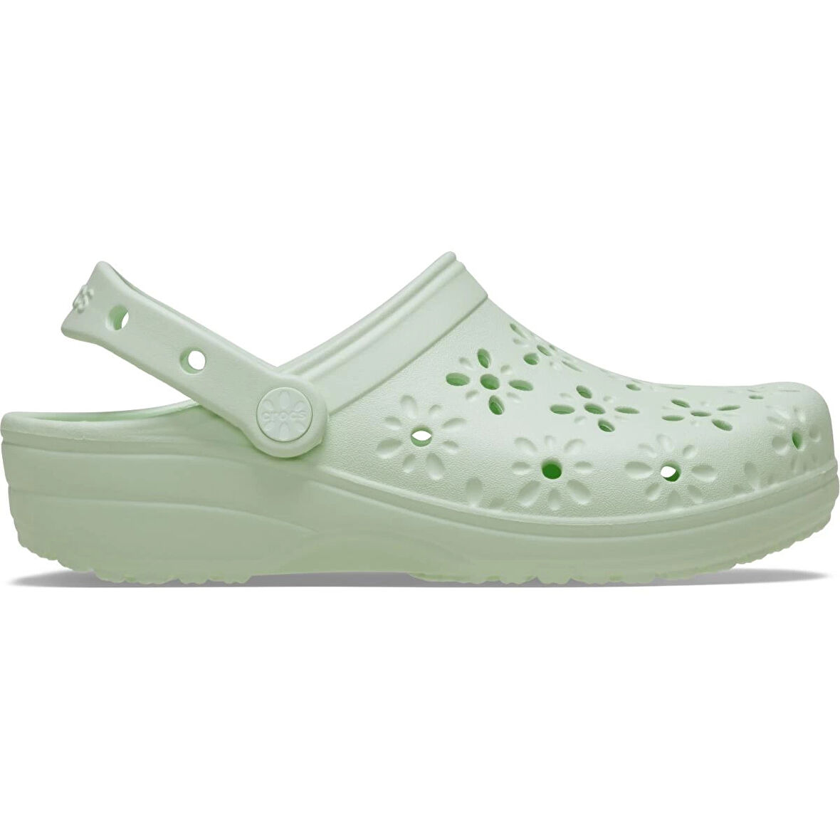 croc 210927-3YH CLASSIC FLORAL CUT OUT CLOG SPOR TERLİK SANDALET