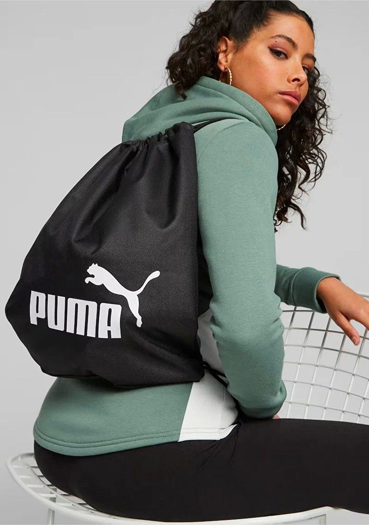 puma 079944-01 PHASE GYM SACK İPLİ SPOR ÇANTA