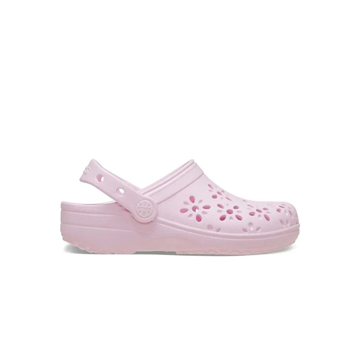 crocs 210944-6ZW CLASSIC FLORAL CUT OUT CLOG BEBEK TERLİK SANDALET