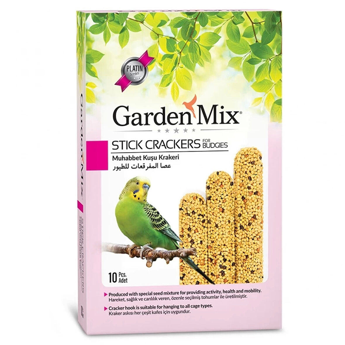 Garden Mix Platin Sade Kuş Krakerleri 10 lu Paket