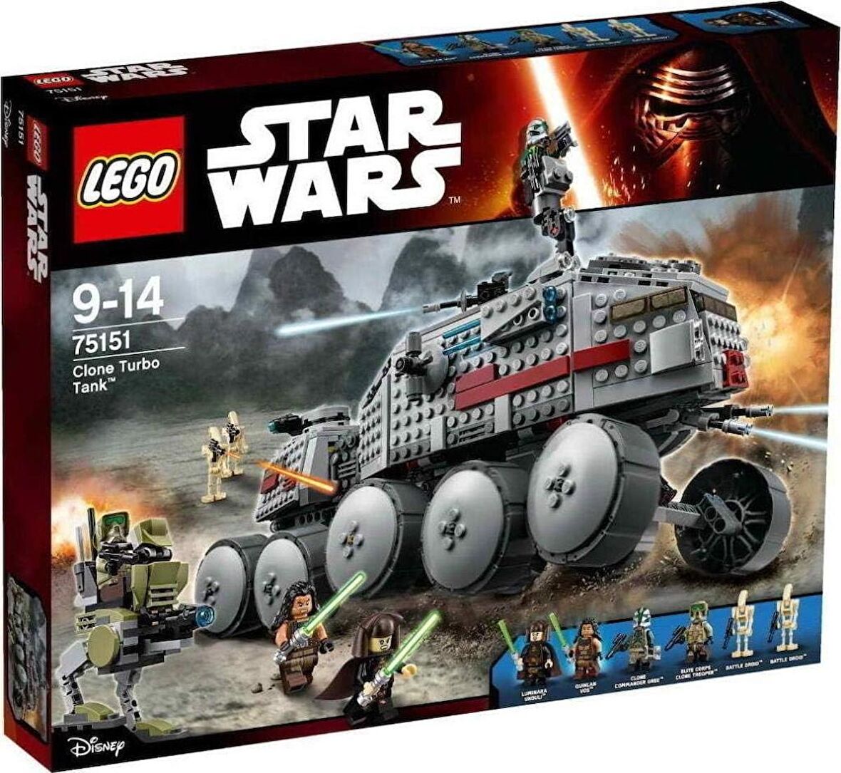 Lego 75151 Star Wars  Clone Turbo Tank