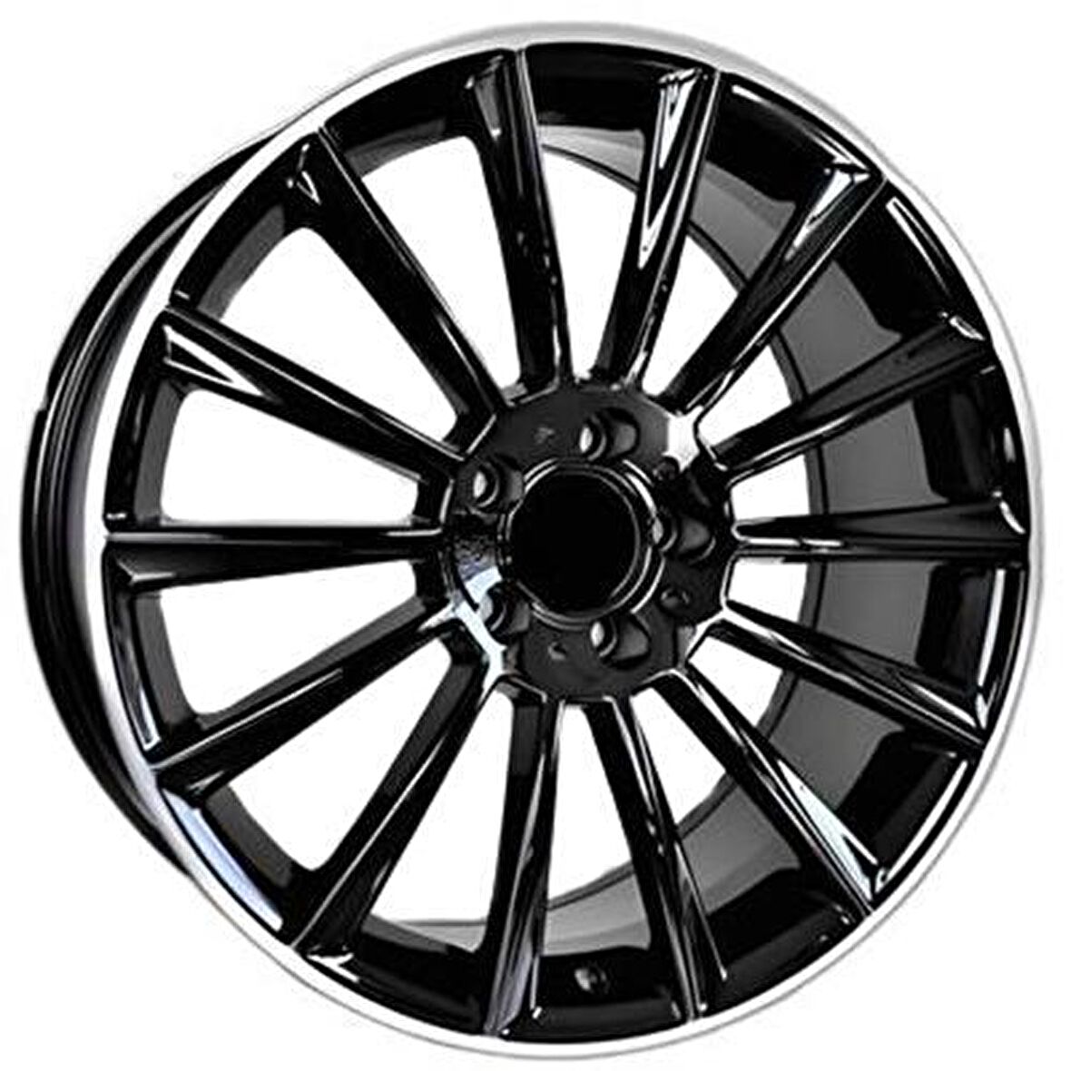 EMR-A1017-25 9.5x19"-5x112 ET48 66.6 Black Lip Diamond Jant (4 Adet)