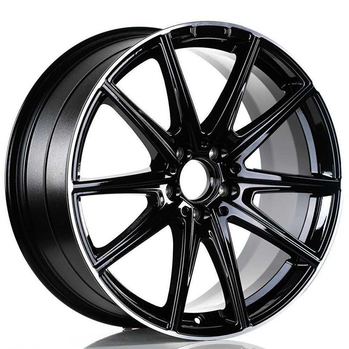 EMR-A331-03 9.5x19"-5x112 ET48 66.6 Black Lip Diamond Jant (4 Adet)