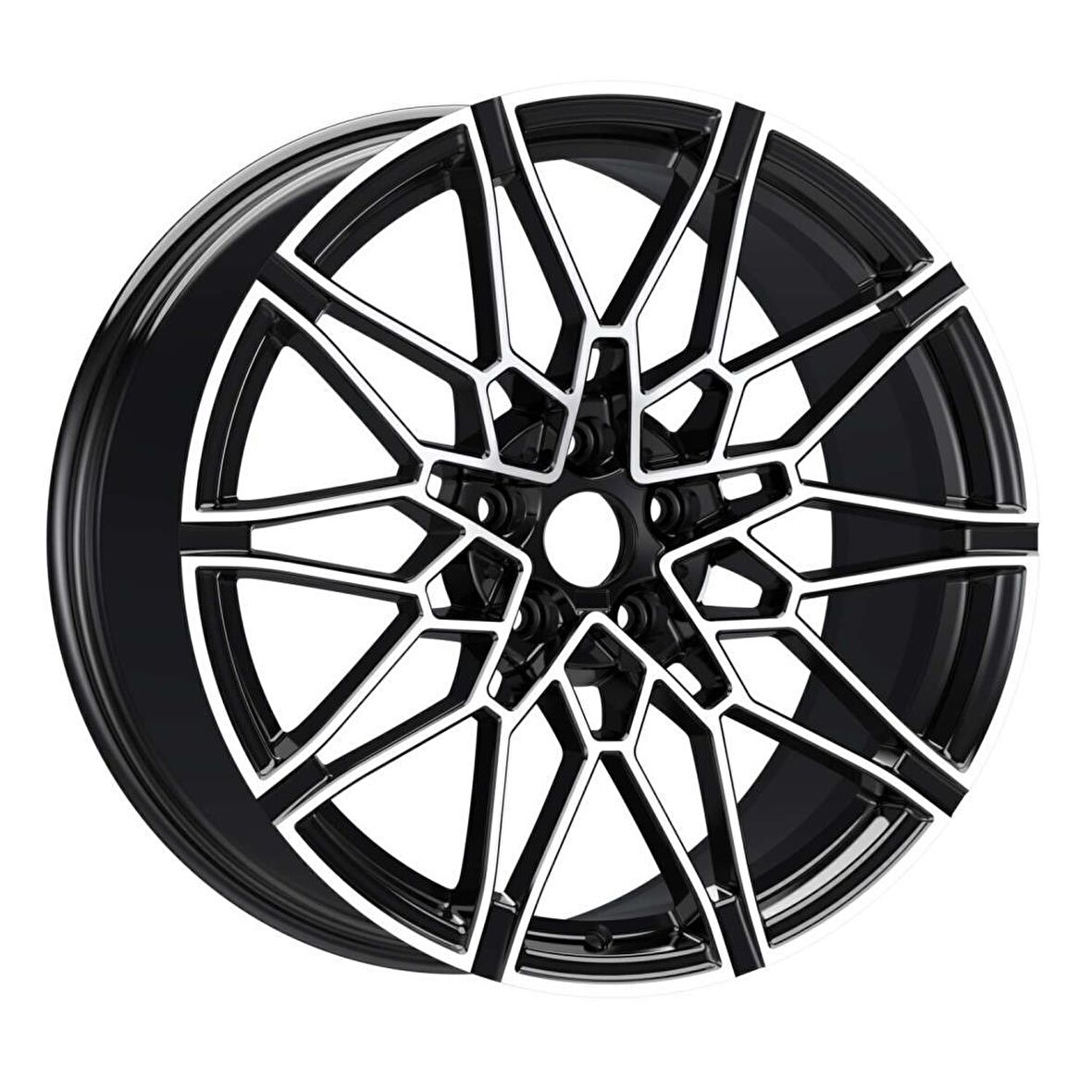 EMR-A338-01 8.5x19"-5x112 ET30 66.6 Black Diamond Jant (4 Adet)