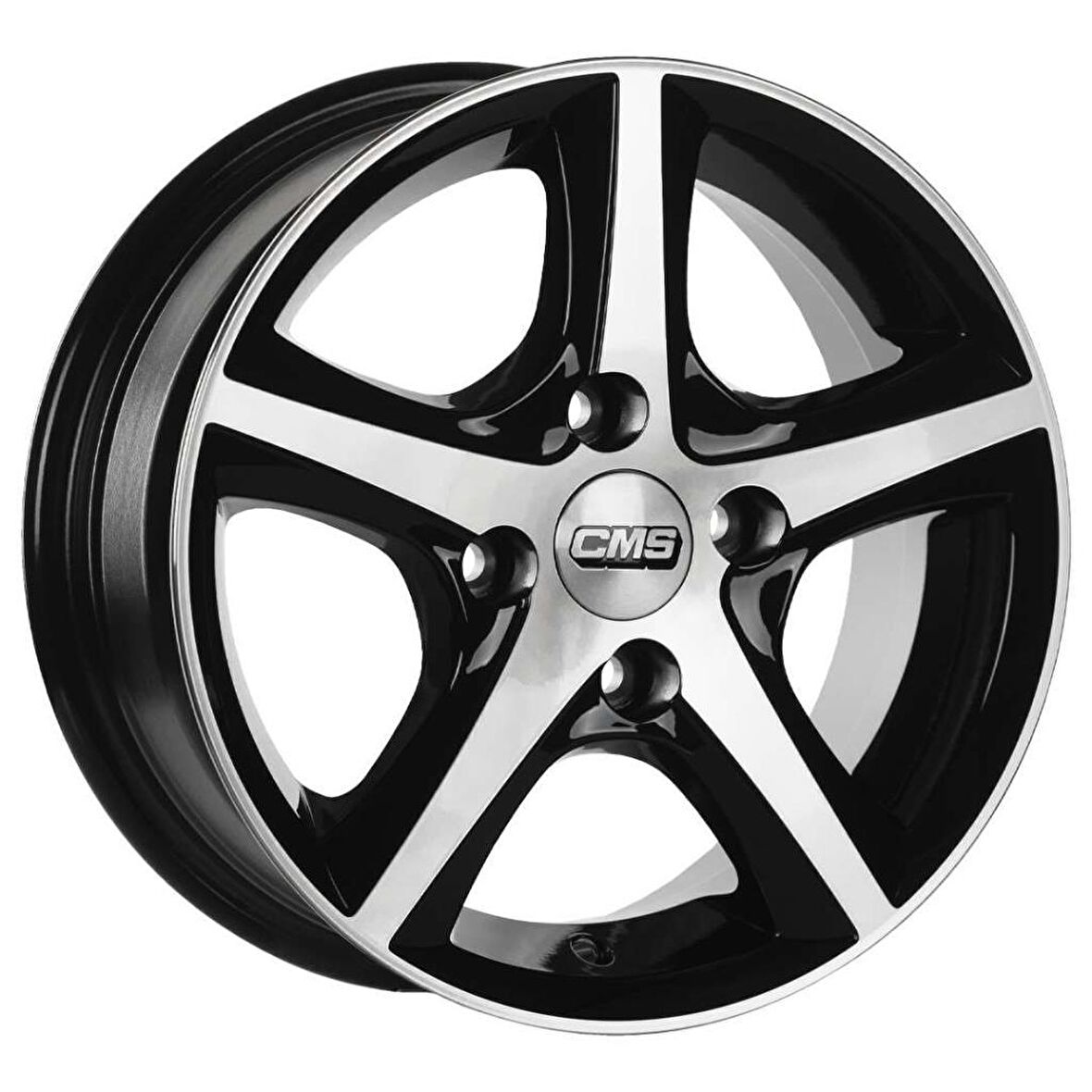 CMS-559-03 6.0x14"-4x108 ET15 65.1 Diamond Black Gloss Jant (4 Adet)