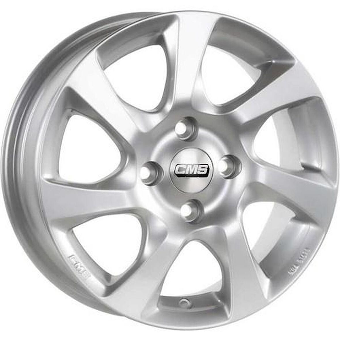CMS-1059-05 6.0x15" -4x108 ET45 63.4 Silver Jant (4 Adet)