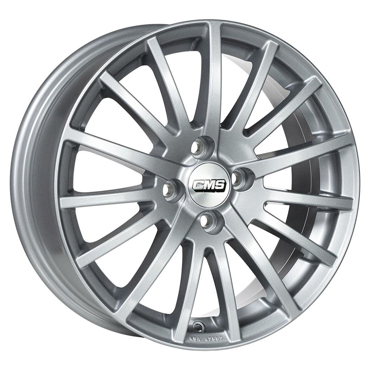 CMS-466-02 6.5x16" 5x114.3 ET35 67.2 Racing Silver Jant (4 Adet)