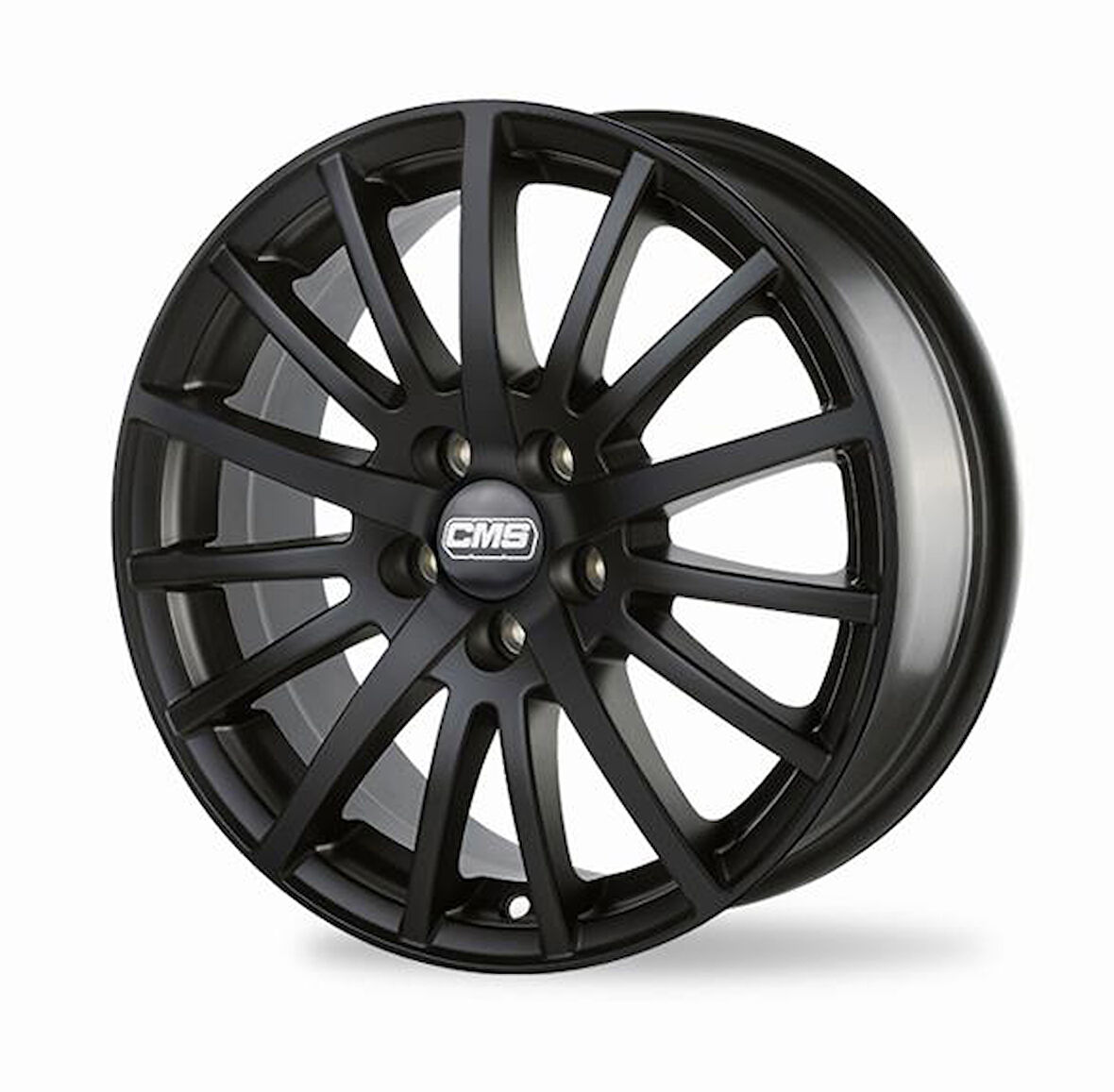 CMS-465-19 6.5x15" -5x112 ET45 57.1 Complete Matt Black Jant (4 Adet)