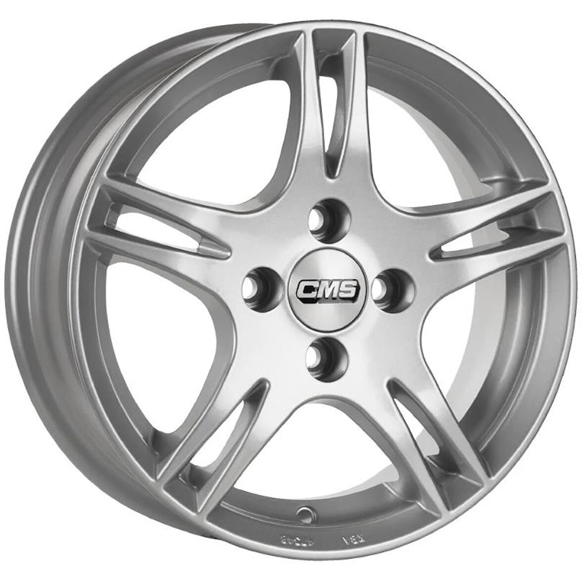 CMS-485-07 5.5x14" -4x108 ET39 63.4 Silver  Jant (4 Adet)