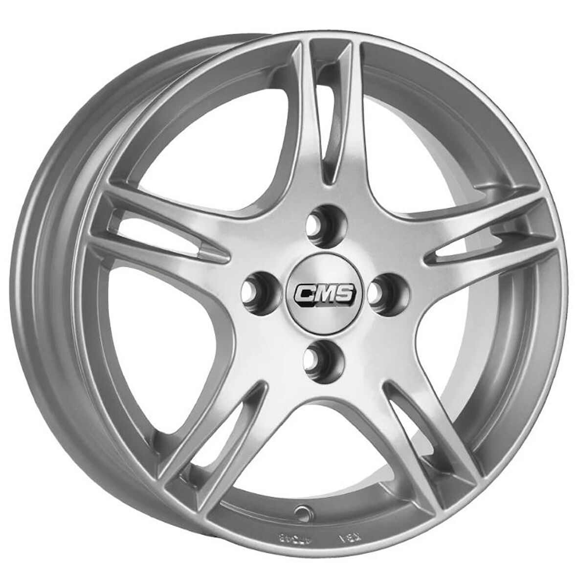 CMS-485-08 5.5x14" -5x100 ET35 57.1 Silver Jant (4 Adet)