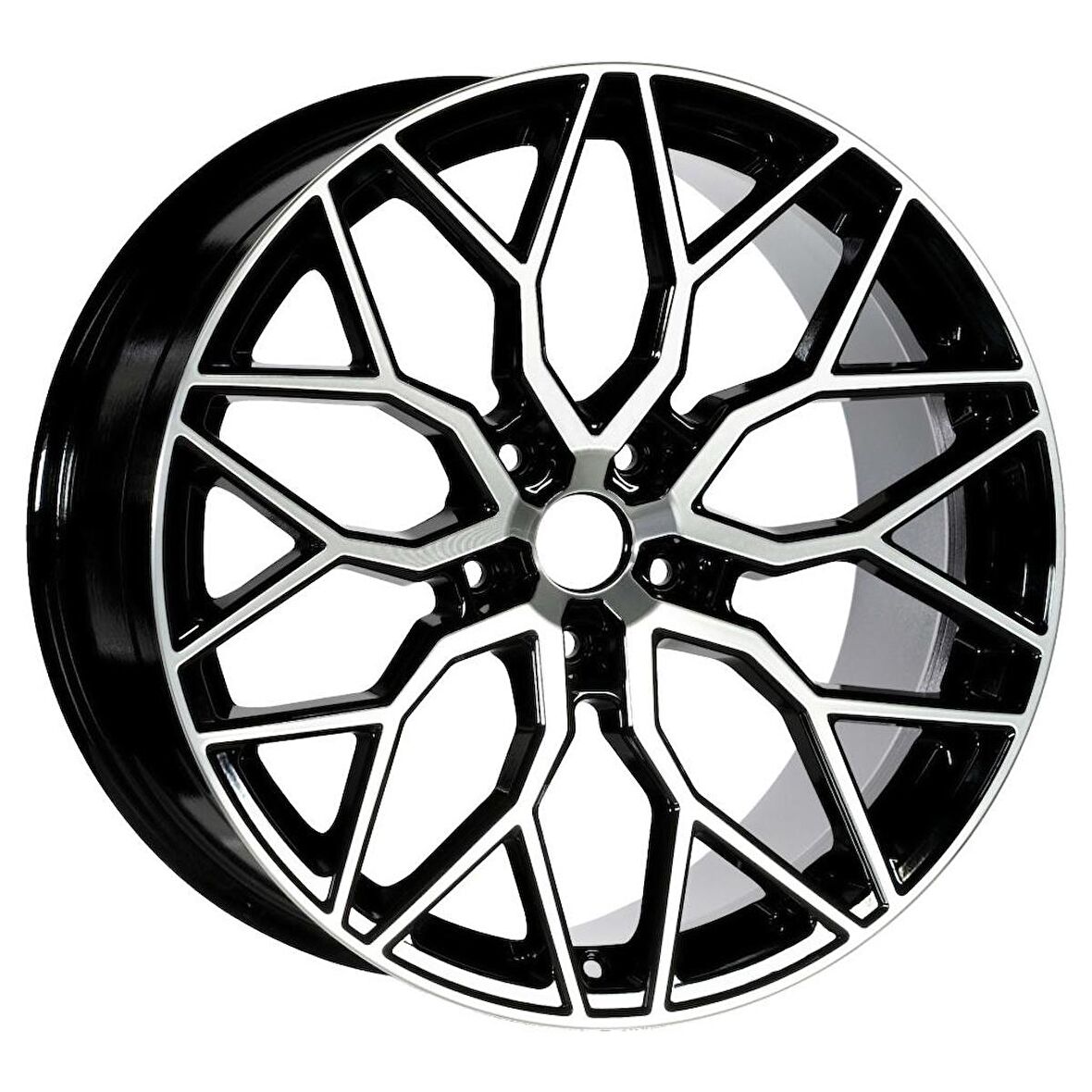 EMR-A367-05 10.0x20"-5x108 ET37 73.1 Black Jant (4 Adet)