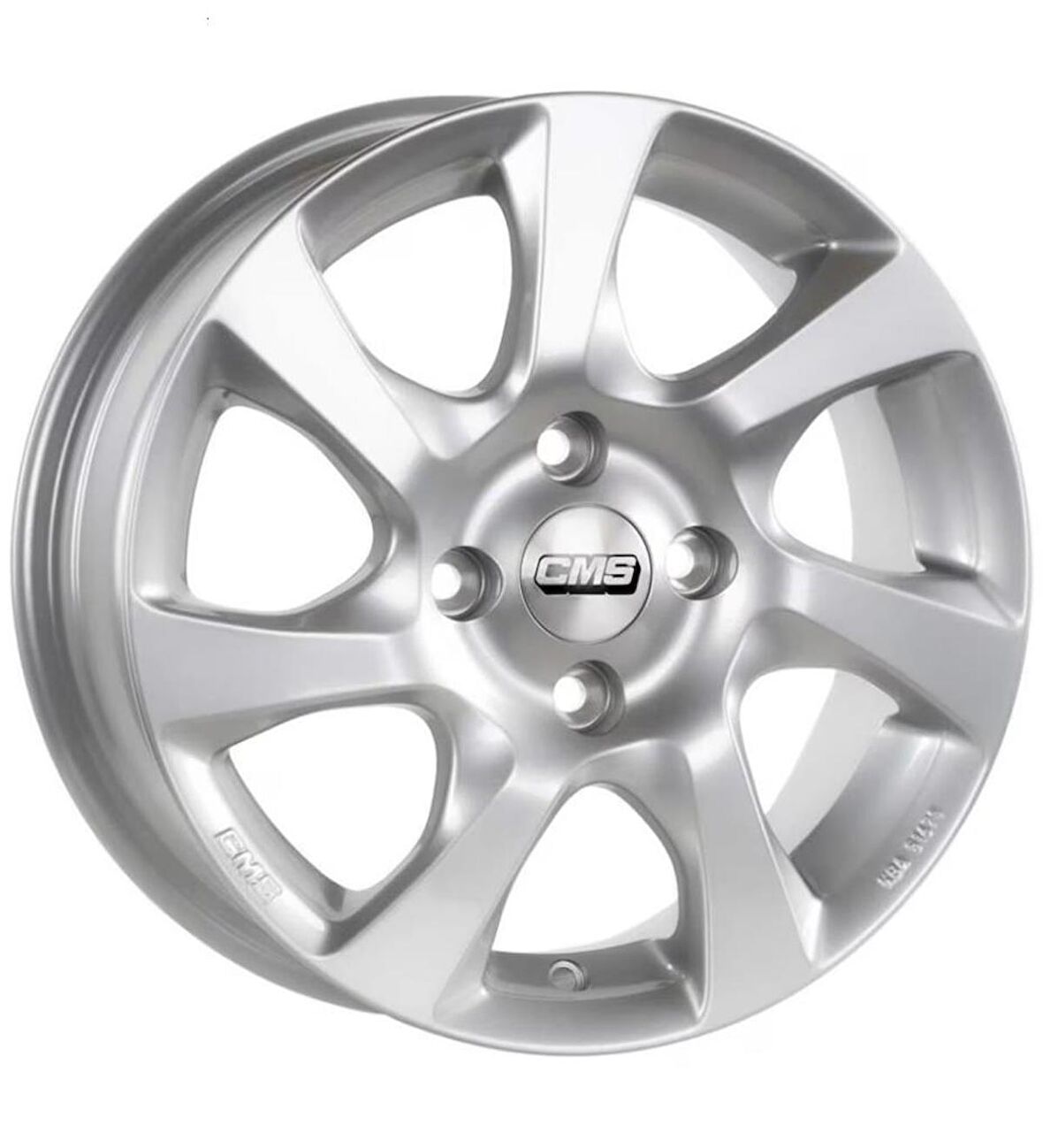 CMS-1060-14 6.5x16" -4x108 ET47.5 63.4 Silver Jant (4 Adet)