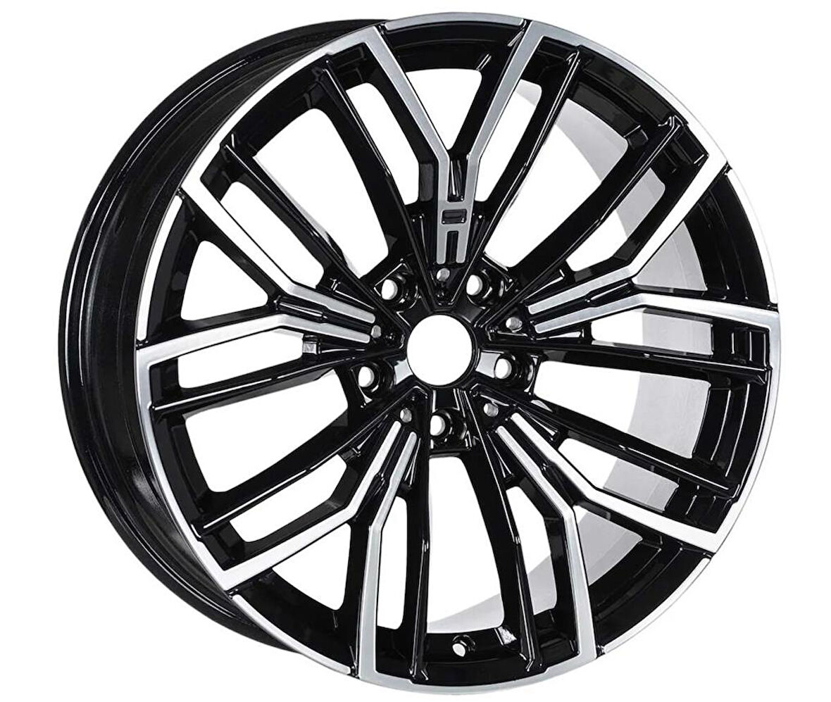 EMR-A380-01 9.5x19" -5x112 ET40 66.6 Black Diamond Jant (4 Adet)