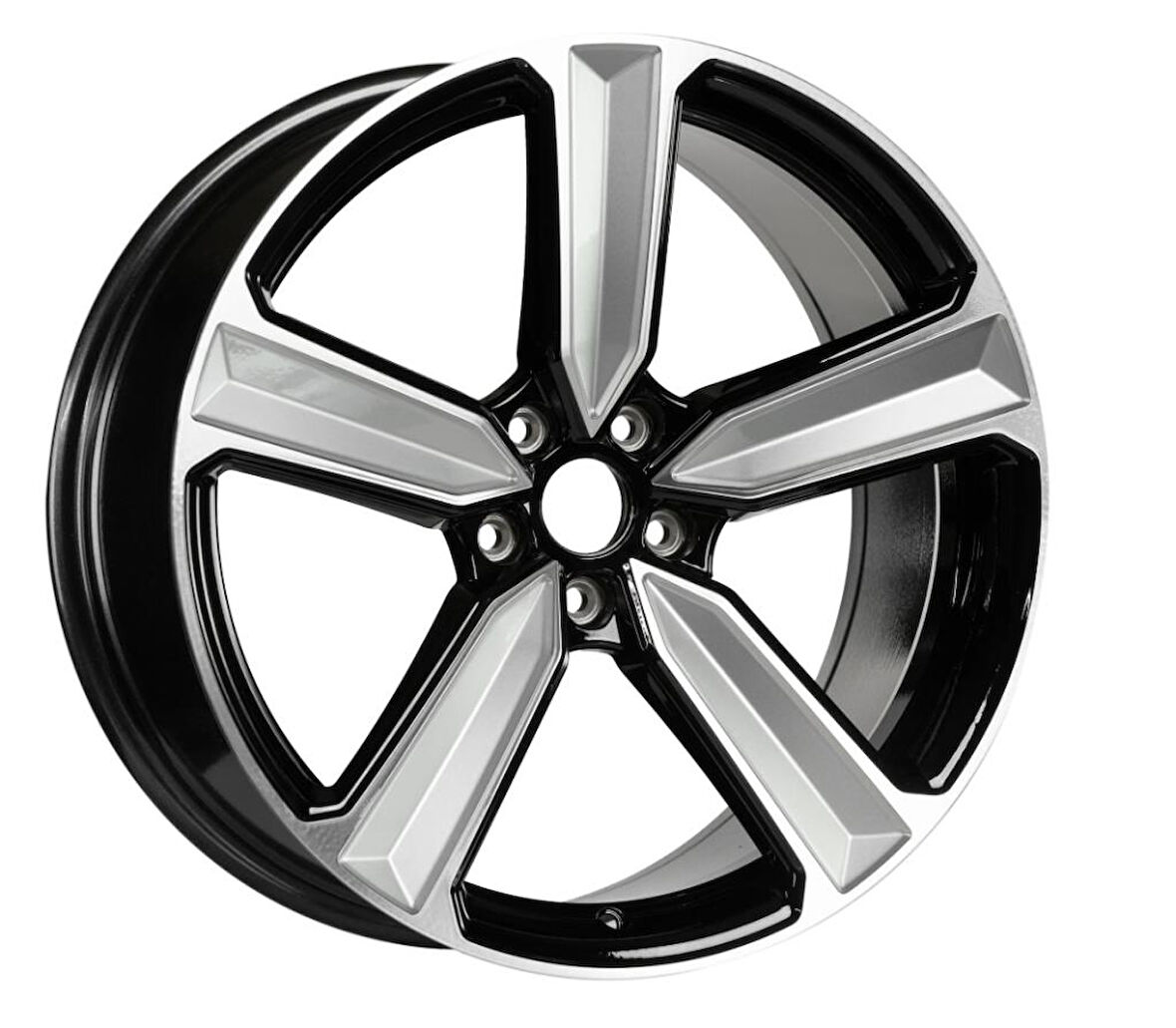 EMR-S1015-01 8x18" -5x112 ET35 66.45 DEEP BLACK SILVER DIAMOND Jant (4 Adet)