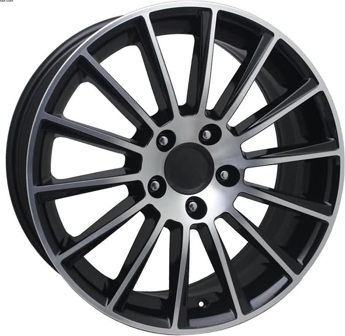 EMR-EW02-08 9.0x18" -5x112 ET50 66.6 Black Diamond Jant (4 Adet)