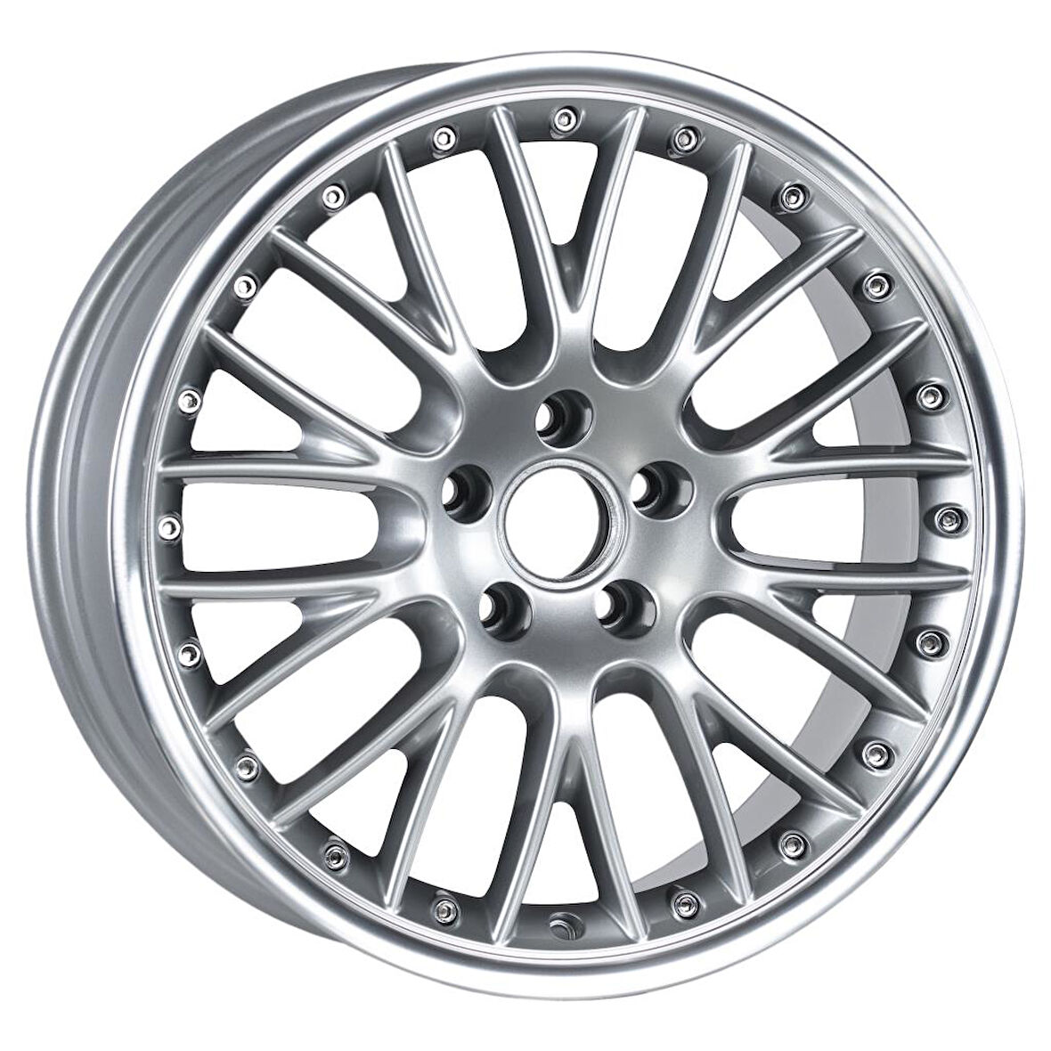 EMR-E441-04 8.0x18-5x100 ET35 67.1 Silver Lip Polished Jant (4 Adet)