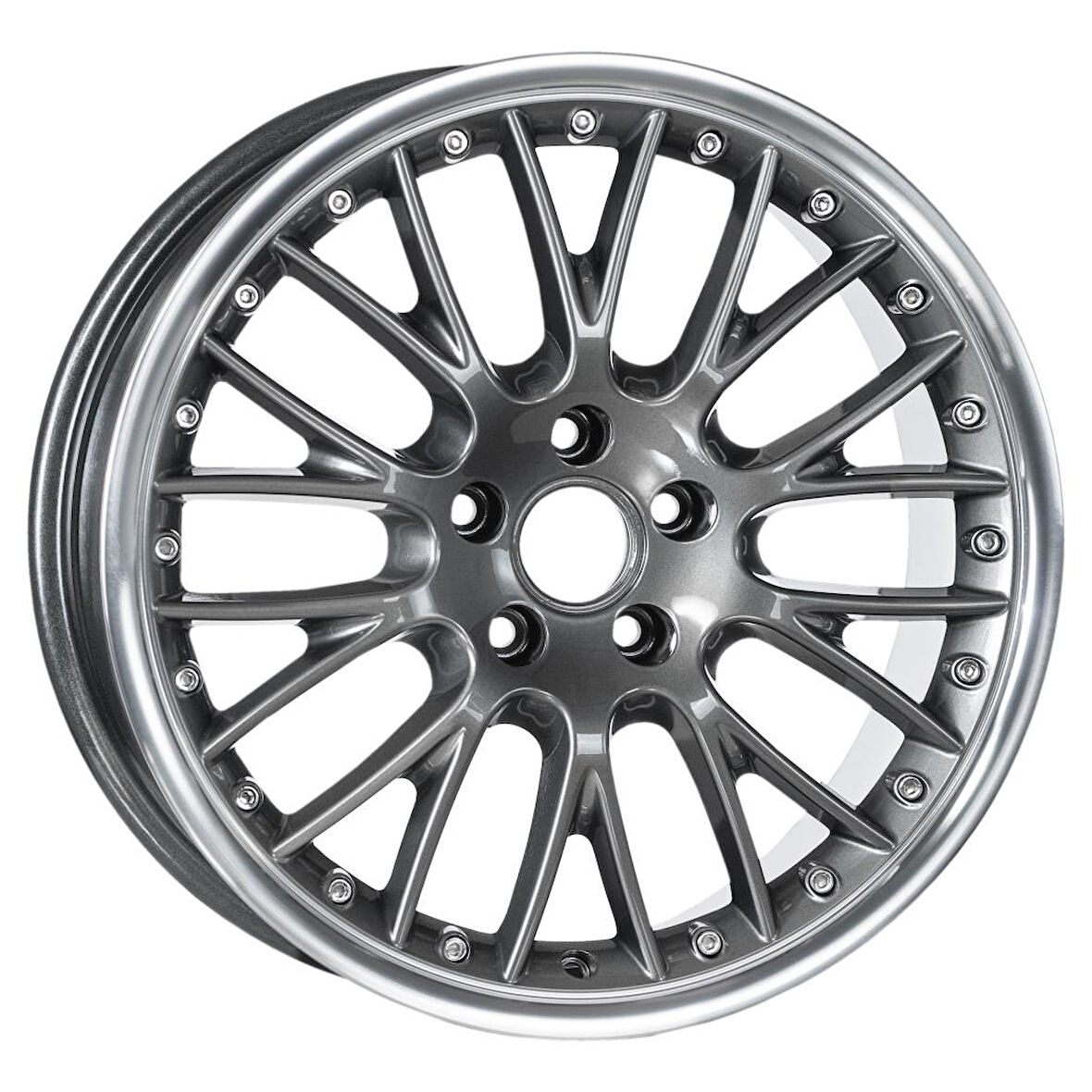 EMR-E441-18 8.0x18-5x112 ET45 66.45 Gun Metal Lip Jant (4 Adet)