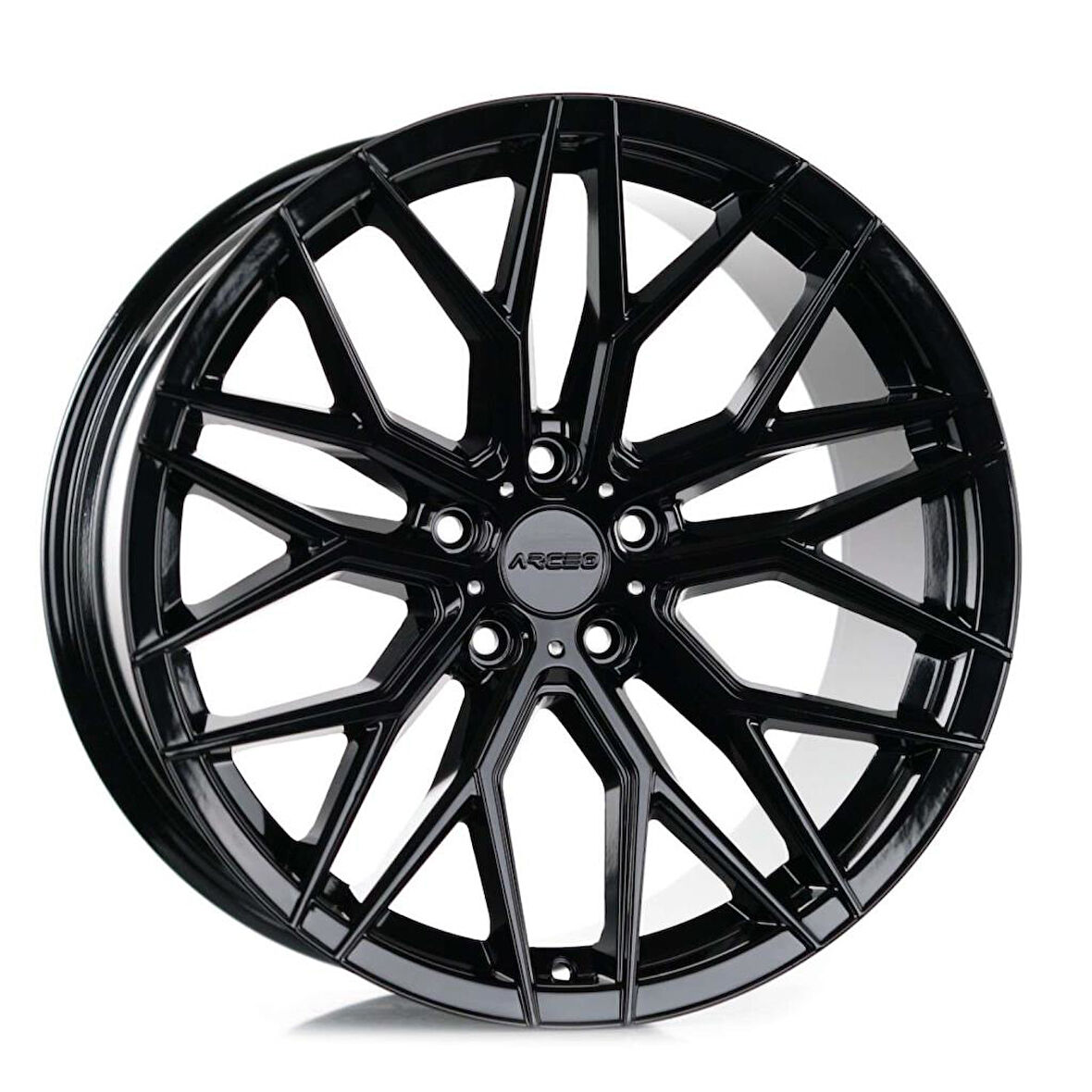 ARC-G6941-31 9.0x21" -5x112 ET35 66.6 Gloss Black VALENCIA Jant (4 Adet)