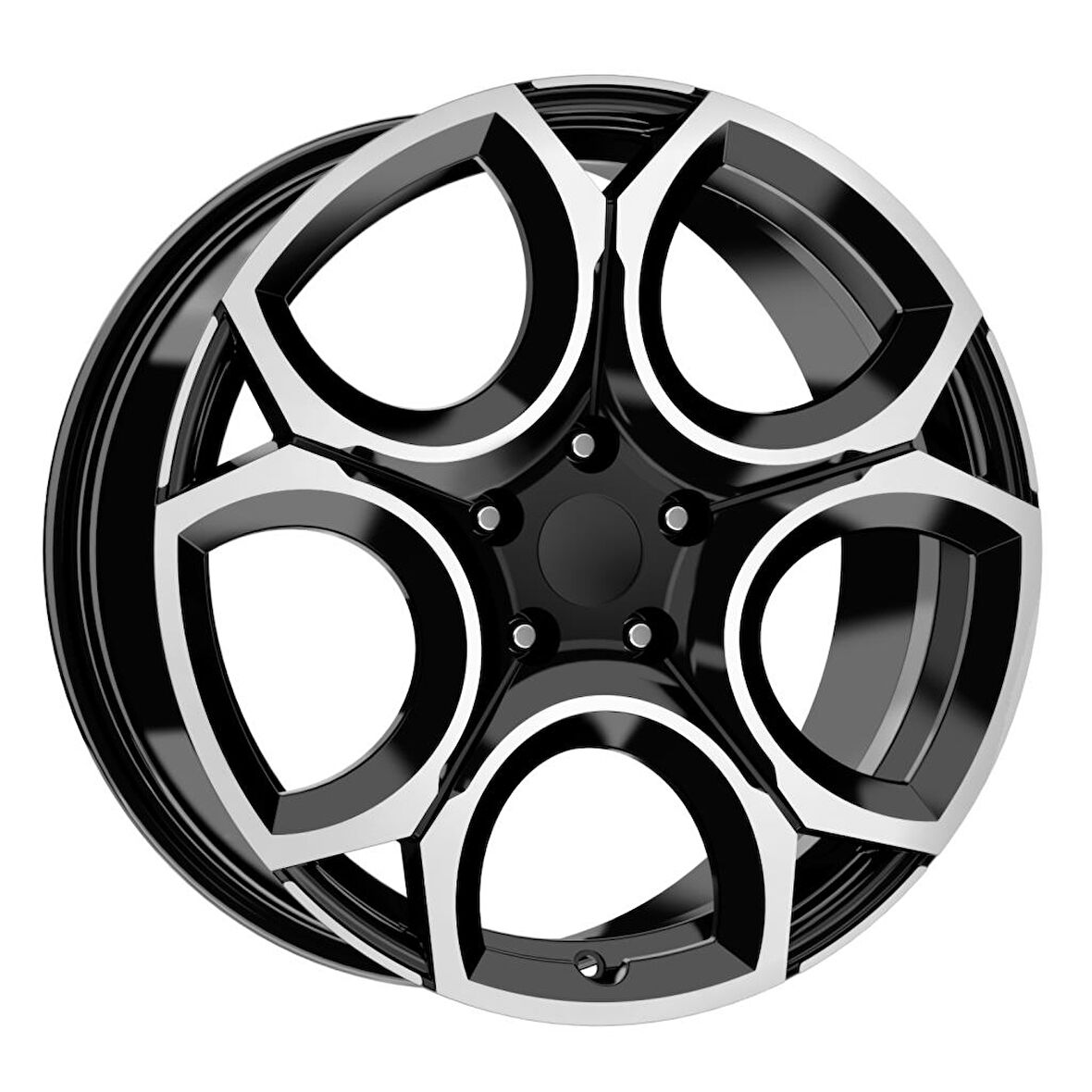 EMR-DY1588-01 8.0x18" -5x112 ET45 57.1 Black Diamond Jant (4 Adet)