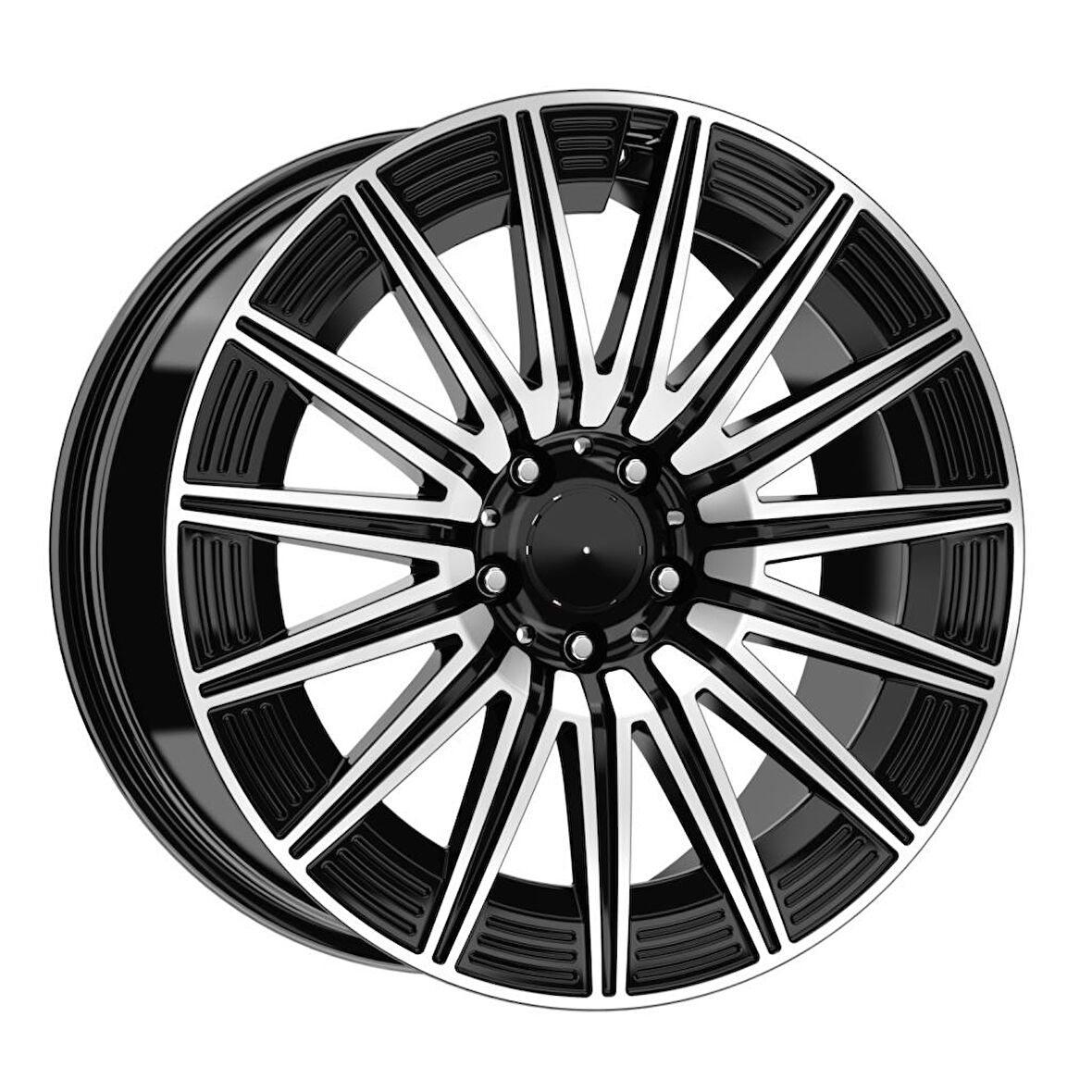 EMR-DY1469-04 8.0x19" -5x112 ET43 66.6 Black Diamond Jant (4 Adet)