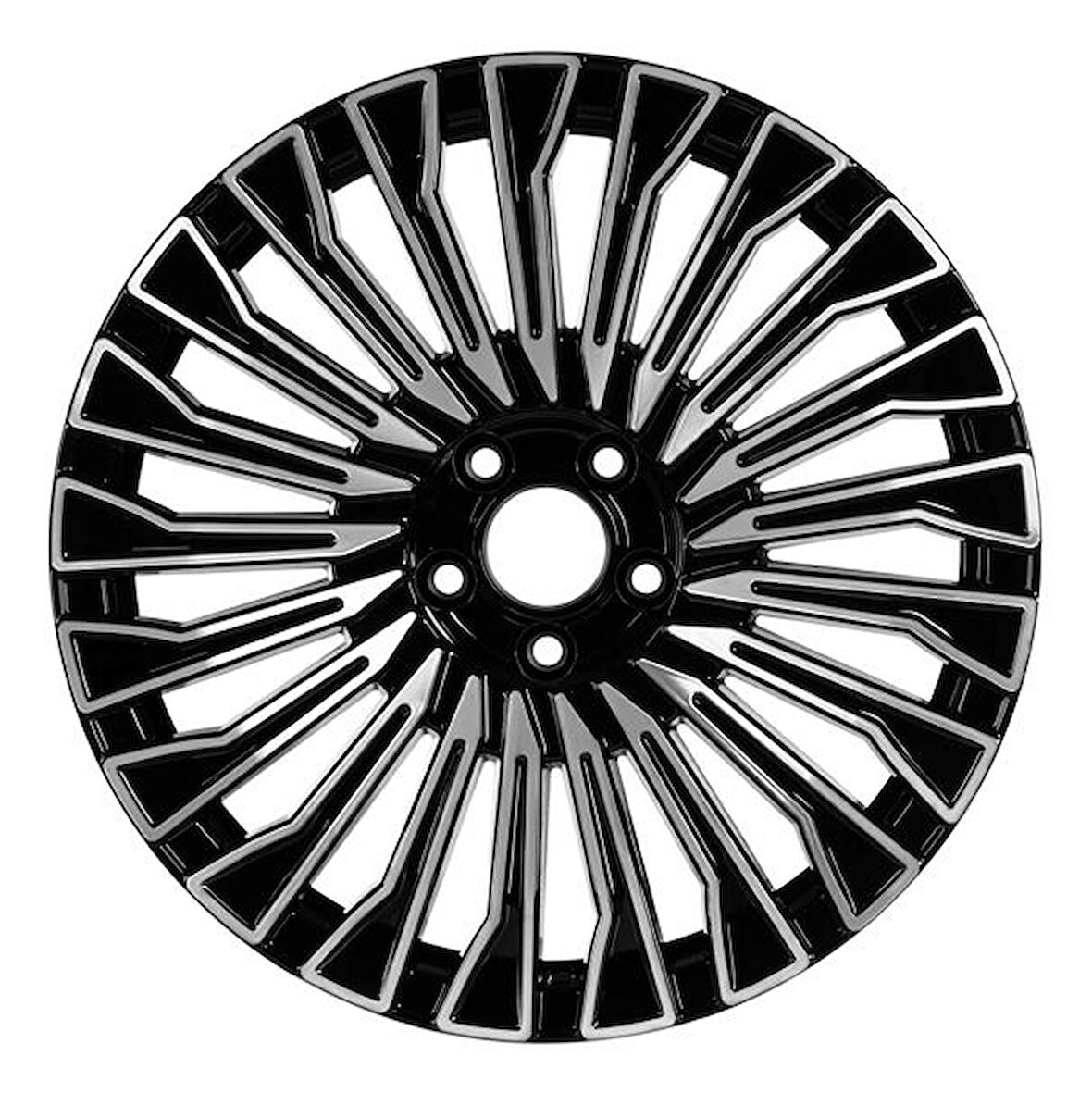 EMR-S1020-01 8.5x19" -5x112 ET38 66.6 Deep Black Diamond Gloss Jant (4 Adet)