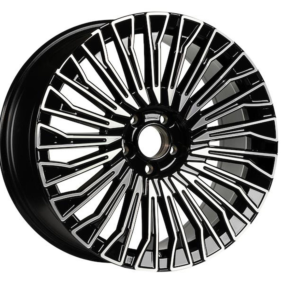 EMR-S1021-01 9.5x19" -5x112 ET48 66.6 Deep Black Diamond Gloss Jant (4 Adet)