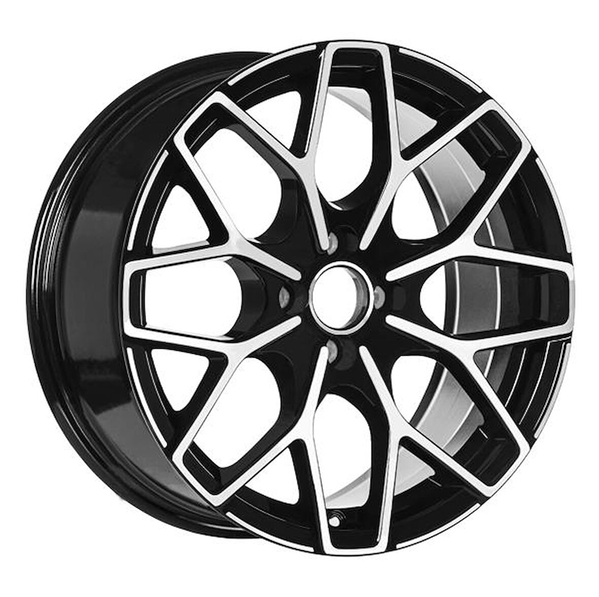EMR-S1038-47 7.5x17" -5x112 ET35 73.1 Black Diamond Jant (4 Adet)