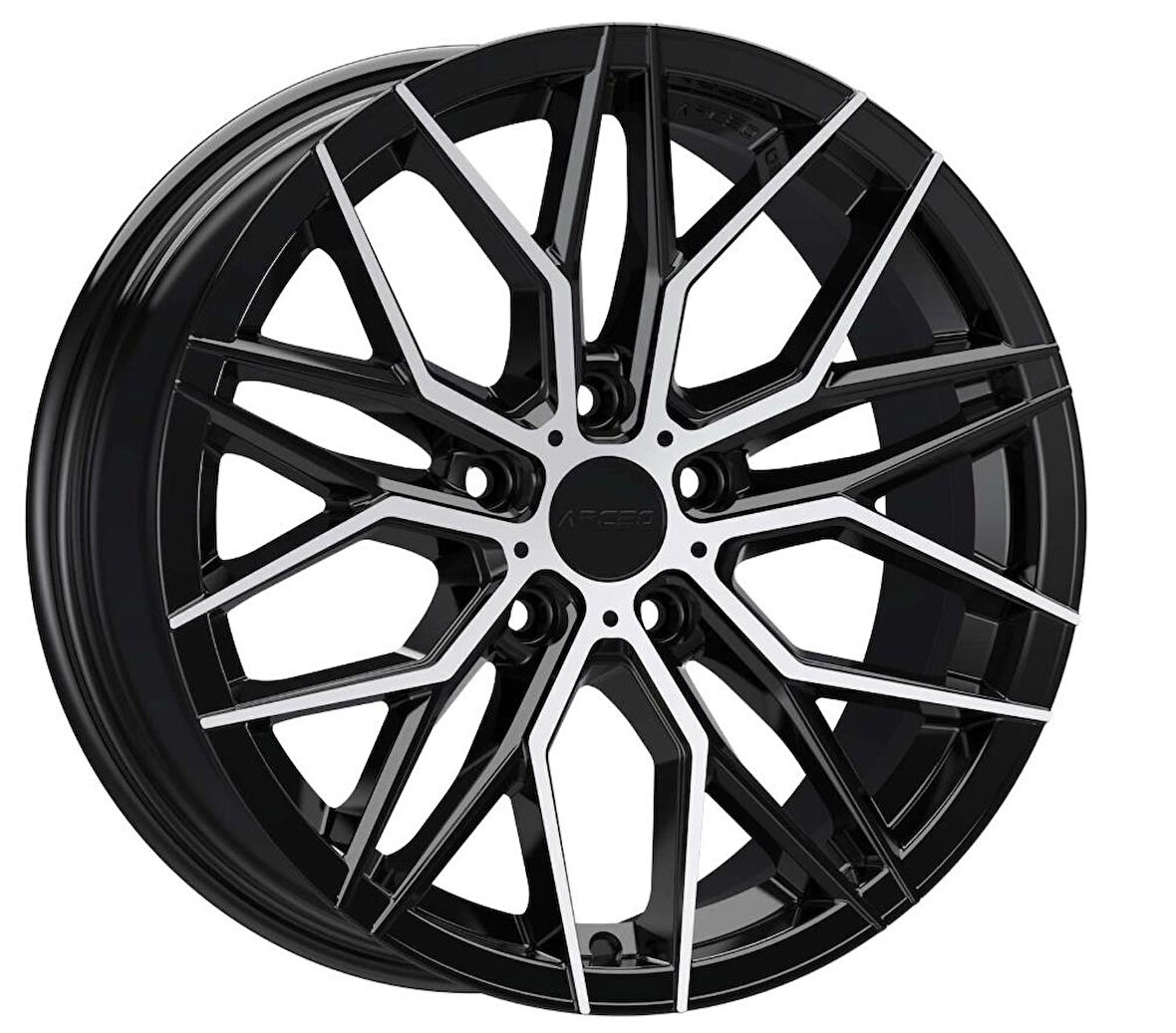 ARC-G6929-56 8.5x19" -5x112 ET40 66.6 Black Diamond Jant (4 Adet)